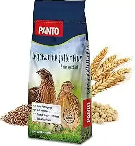 Wachtelfutter Panto Legewachtel Plus 10 kg gekörntes Futter für Legewachteln