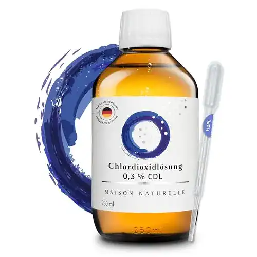 Chlordioxid Maison Naturelle CDL 0,3% (500 ml) – Lösung zur Trinkwasserdesinfektion