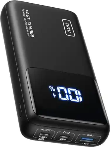Iniu Powerbank 100W PD3.0 25000mAh für Laptop und mobile Geräte