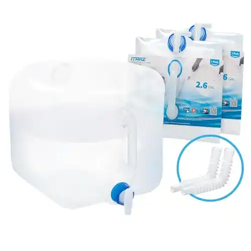 Wasserkanister mit Hahn in verschiedenen Größen für Outdoor-Aktivitäten