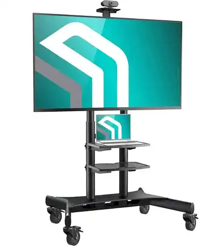 Mobiler TV-Ständer ONKRON für Fernseher bis 86 Zoll, höhenverstellbar