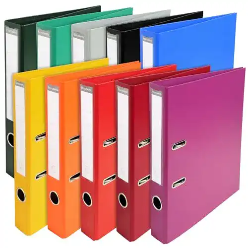 Aktenordner Exacompta 53054E 10er Pack aus PVC für Büroorganisation