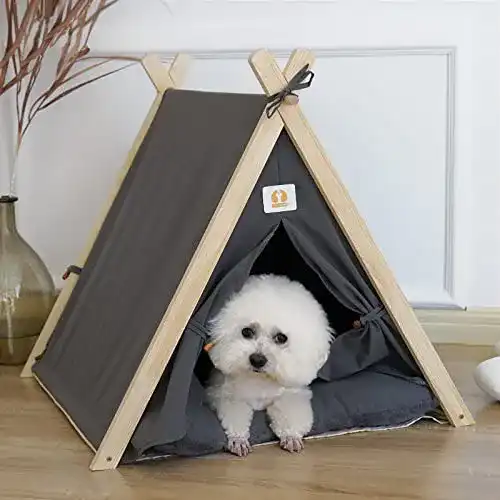 Hundezelt für Haustiere – Tipi Zelt für Hunde und Katzen