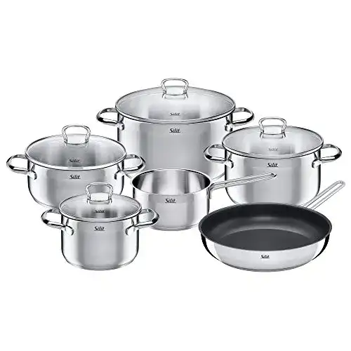 Silit Scalea Topfset Induktion 6-teilig aus Edelstahl