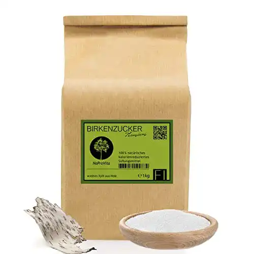 Birkenzucker Xylit von NaProVita 3x 1kg – Zuckerersatz