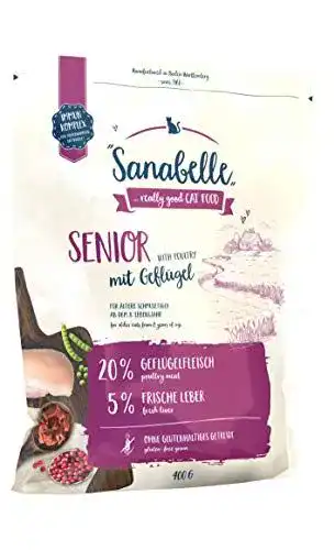 Sanabelle Trockenfutter Senior 400g für ältere Katzen
