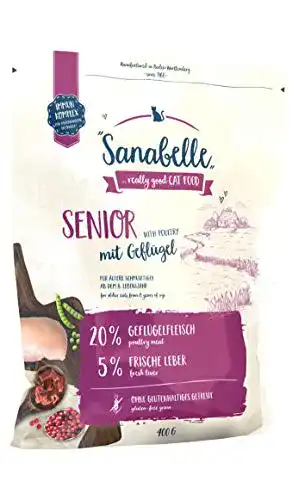 Sanabelle Trockenfutter Senior 400g für ältere Katzen