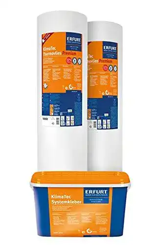 Dämmtapete Erfurt KlimaTec Thermovlies – 2 Rollen für 15 m²