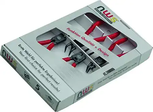 NWS 792 Sicherungsringzangen-Set 4-teilig für Circlip-Montage