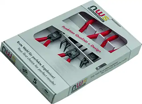 NWS 792 Sicherungsringzangen-Set 4-teilig für Circlip-Montage
