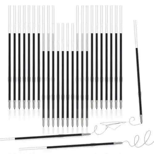 Kugelschreibermine Vokmon 30 Stück 0,7 mm Schwarz