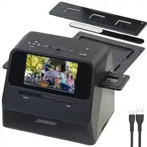 Somikon Diascanner SD-1700: 3in1-Foto-, Dia- und Negativscanner