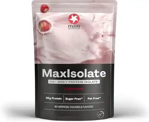 Whey Protein Isolat von MaxiNutrition Erdbeere 1 kg