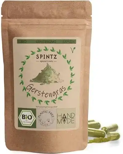 Gerstengras Kapseln Spintz 90 Stück Bio – 2700 mg