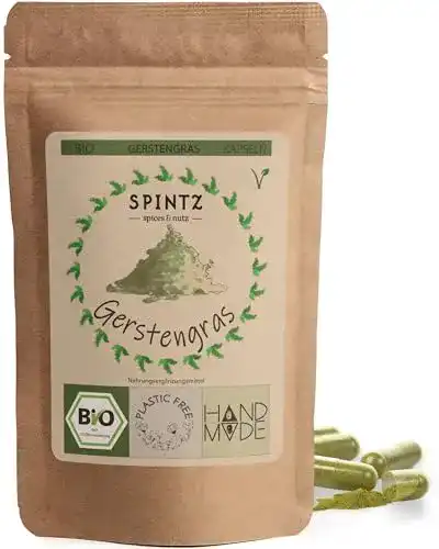 Gerstengras Kapseln Spintz 90 Stück Bio – 2700 mg