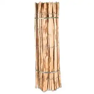 Staketenzaun H4L aus Haselnussholz, 120 cm hoch, 5 m lang