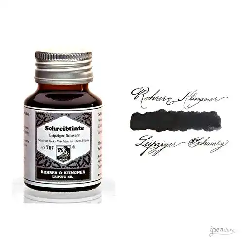Füller Tinte Rohrer & Klingner Leipziger Schwarz 50ml