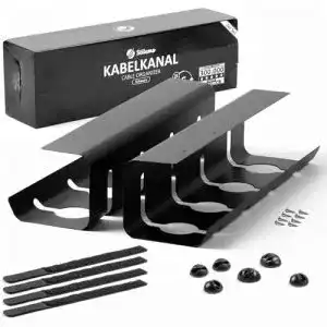 Kabelkanal Stilemo für Schreibtisch – Kabelmanagement Set