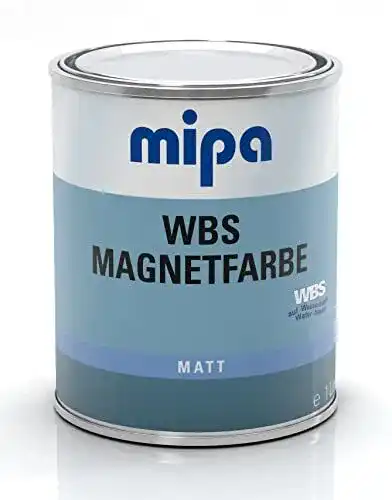 Magnetfarbe Mipa WBS 1 Liter matt magnethaftend für Tafelwände