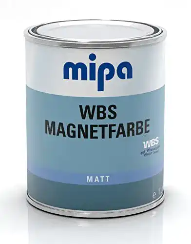 Magnetfarbe Mipa WBS 1 Liter matt magnethaftend für Tafelwände