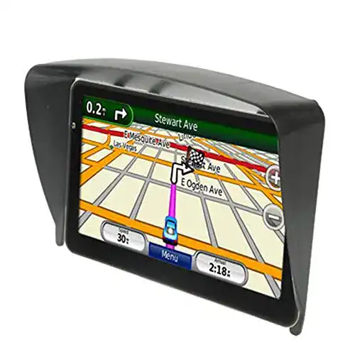 7 Zoll Navigationsgerät subtel GPS mit Sonnenschutz