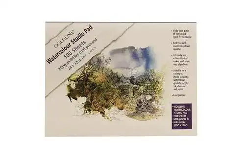 Aquarellpapier Clairefontaine 421/1021Z Cold Pressed Goldline