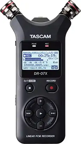 Audio-Recorder Tascam DR-07X für professionelle Aufnahmen