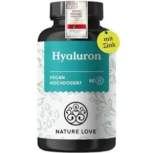 Hyaluronsäure-Kapseln mit Zink von Nature Love