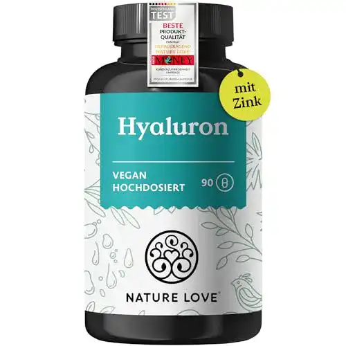 Hyaluronsäure-Kapseln mit Zink von Nature Love