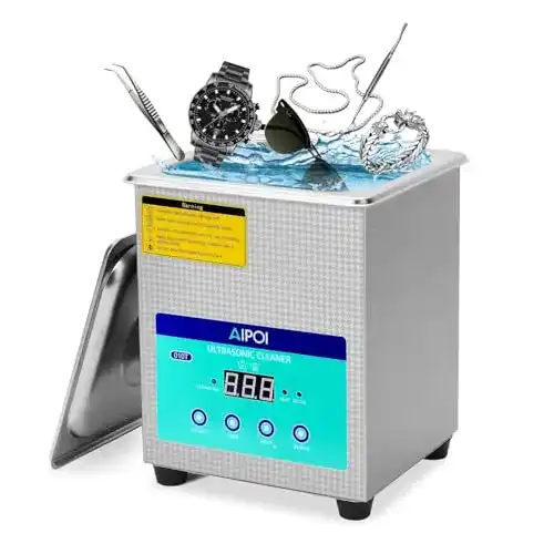 Ultraschallreiniger AIPOI 2L mit Heizfunktion und 40 kHz Frequenz
