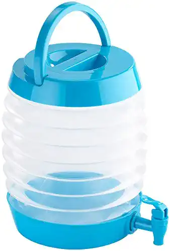 Faltkanister Pearl faltbarer Wasserkanister mit Auslaufhahn und Ständer