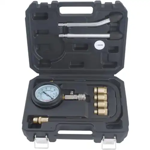 Kompressionstester TECPO für Benzinmotoren mit Druckbereich 0-20 Bar