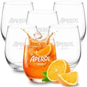 Cocktailgläser Maxito Aperol Gläser 500 ml im 6er Set