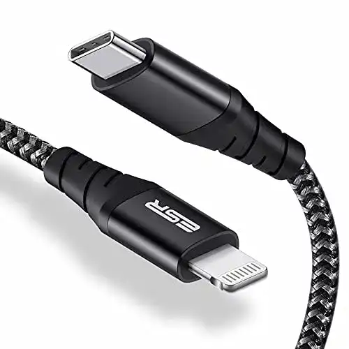 Esr USB C Lightning Kabel 1 m MFi zertifiziert für iPhone und iPad