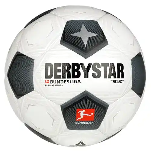 Derbystar Fußball Bundesliga Brillant Replica Classic Größe 5 für Erwachsene