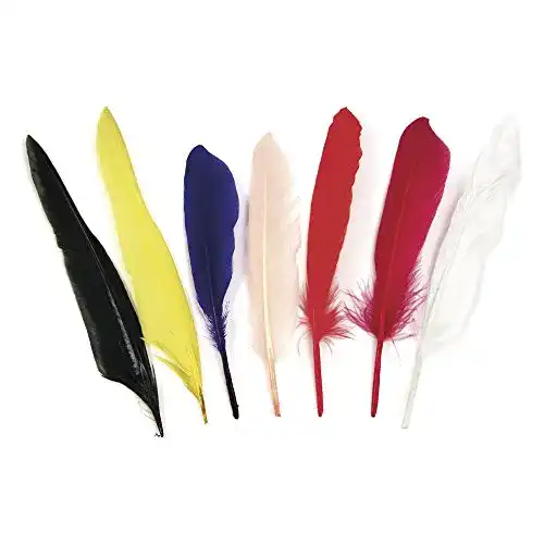 Rayher Indianerfedern 8528549, 17,5 cm für Bastelprojekte