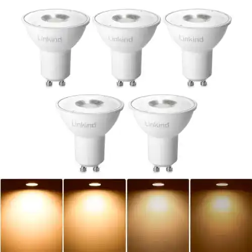 Dimmbar GU10 LED Lampe 5.7W von Linkind, ersetzt 75W, 5 Stück