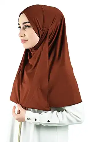 Hijab Baitub Muslimischer Schal für Damen in einfarbigem Design
