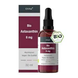 Astaxanthin Tropfen 12 mg von Exvital – Hochdosiert, Vegan und Natürlich