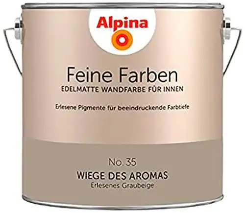 Alpina Feine Farben No. 35 Wiege des Aromas – edelmatte Wandfarbe 2,5 Liter