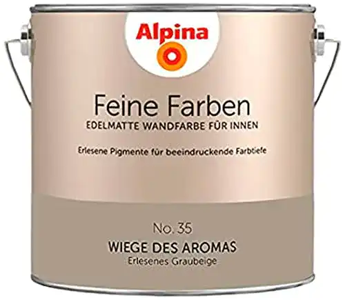 Alpina Feine Farben No. 35 Wiege des Aromas – edelmatte Wandfarbe 2,5 Liter