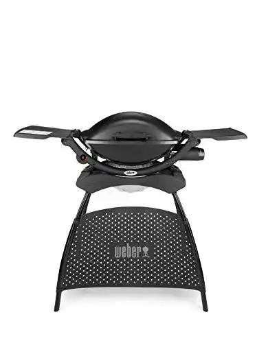 Weber Q2000 Gasgrill mit Standfuß und 55 x 39 cm Grillfläche