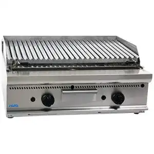 Gasgrill Saro 423-1265 E7/BS2BB mit Edelstahlrost und Lavastein