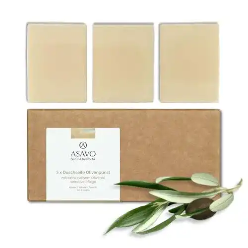 Kernseife ASAVO Premium Olivenölseife – Handgemachte BIO Seife