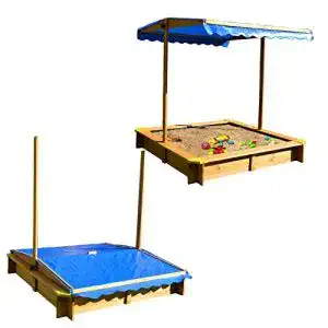 Sandkasten Hori 120 x 120 x 120 cm für Kinder