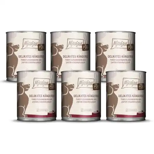 MjAMjAM Premium Nassfutter für Hunde mit Kängurufleisch