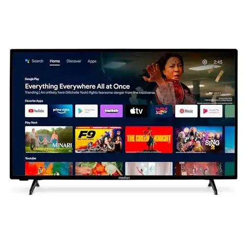 Medion P14093 (MD 30043) 40 Zoll Full HD Fernseher mit Android TV