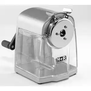 Anspitzer mit Kurbel M+R 709840000 – Kurbel-Spitzmaschine für Bleistifte