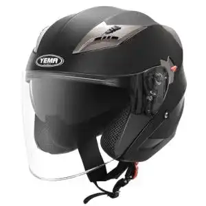 Motorradhelm für Damen YEMA Jethelm Rollerhelm ECE Standard