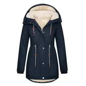 Winterjacke Damen TOMEEK mit Teddyfell und Kapuze